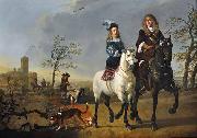 Lady and Gentleman on Horseback, Aelbert Cuyp
